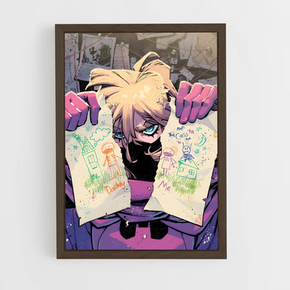 ap-batgirl-7 cadre Bois foncé