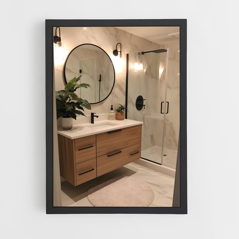 ap-bathroom-6 cadre Noir