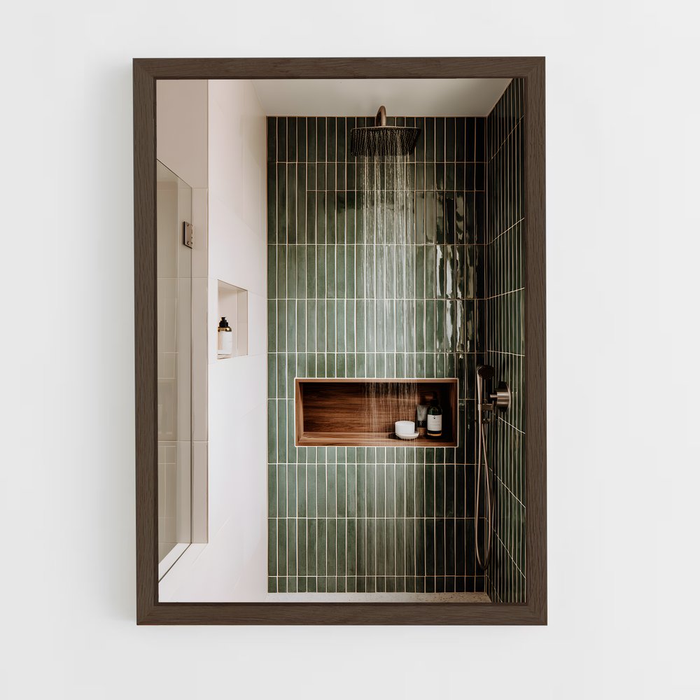 ap-bathroom-9 cadre Bois foncé