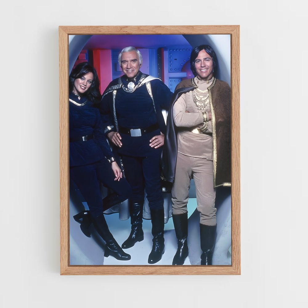 ap-battlestar galactica-4 cadre Bois clair