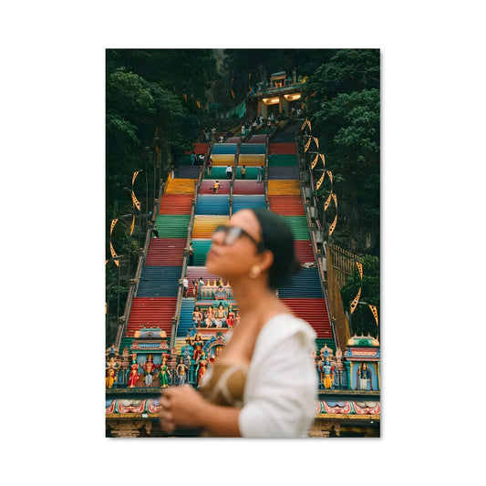 Poster L'Escalier Coloré