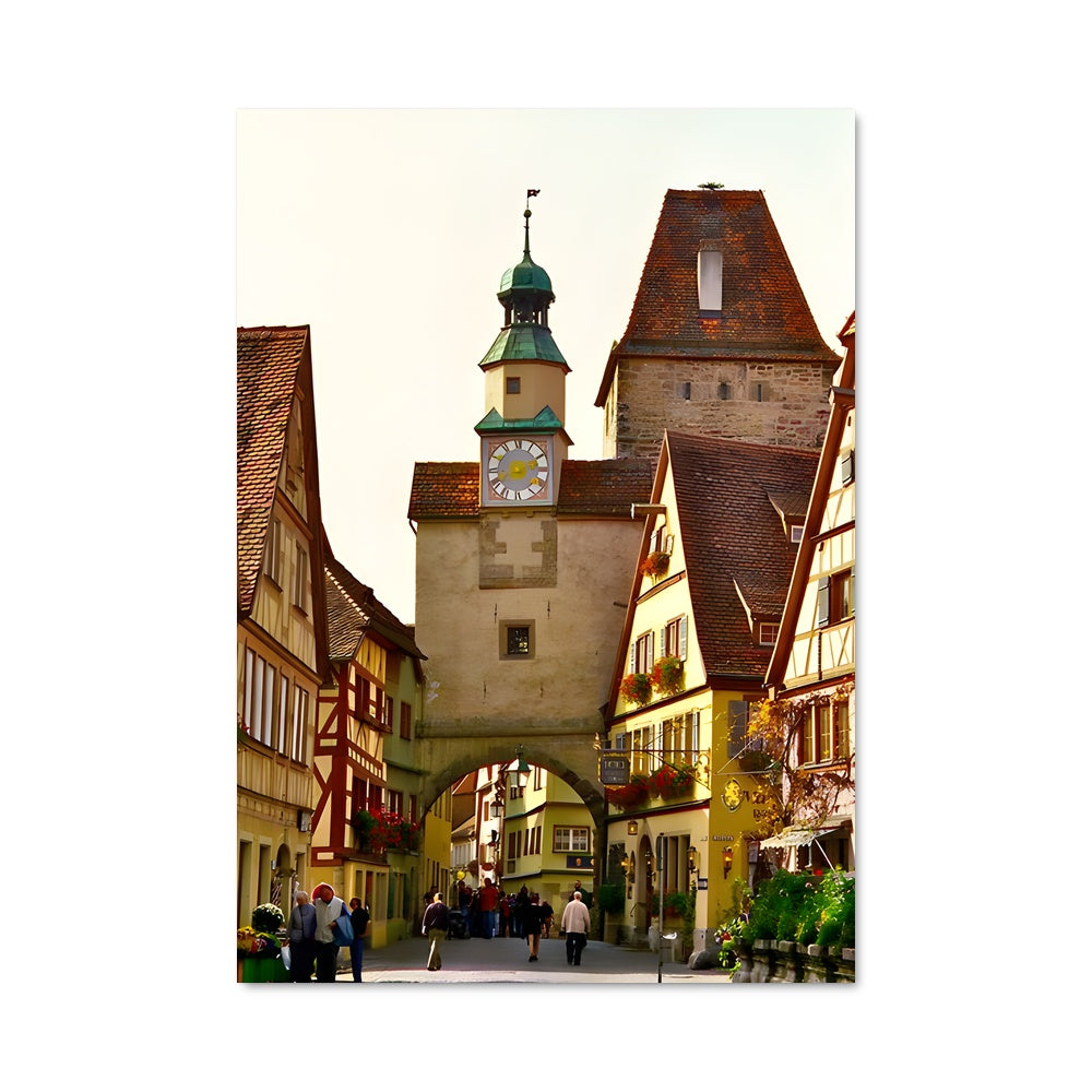 Poster Horloge de Bavière