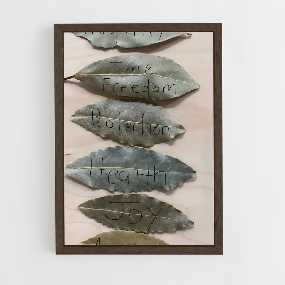 ap-bay leaves-1 cadre Bois foncé