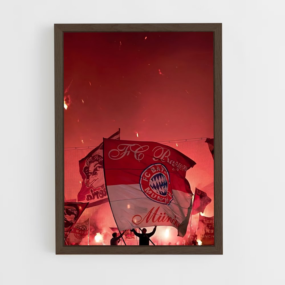 ap-bayern munich fc-3 cadre Bois foncé