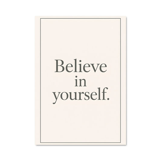 Poster Be yourself 26583