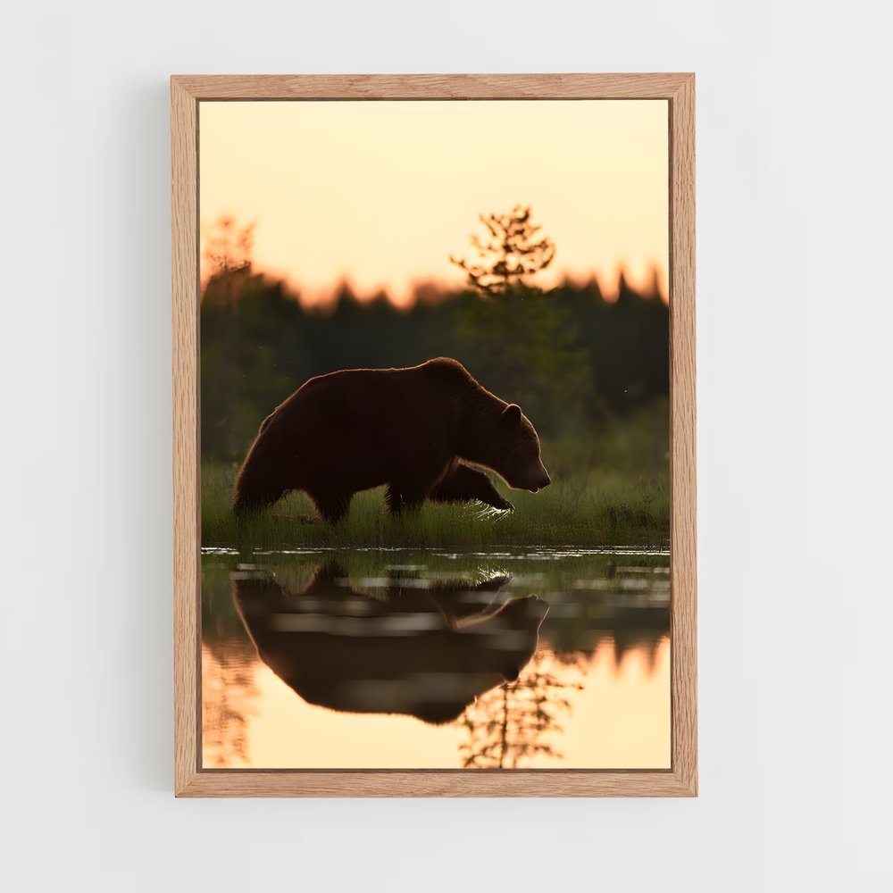 ap-bear-13 cadre Bois clair