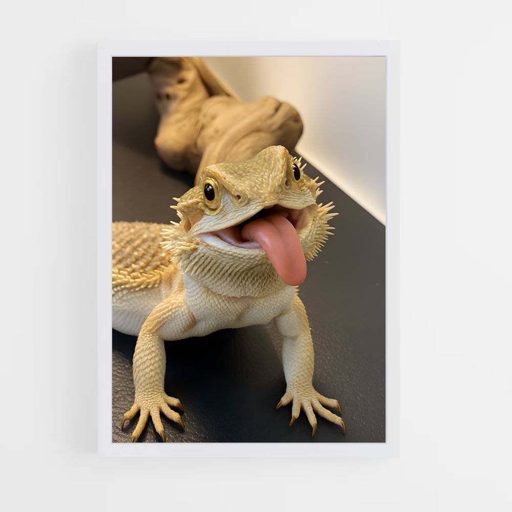 ap-bearded dragon-1 cadre Blanc