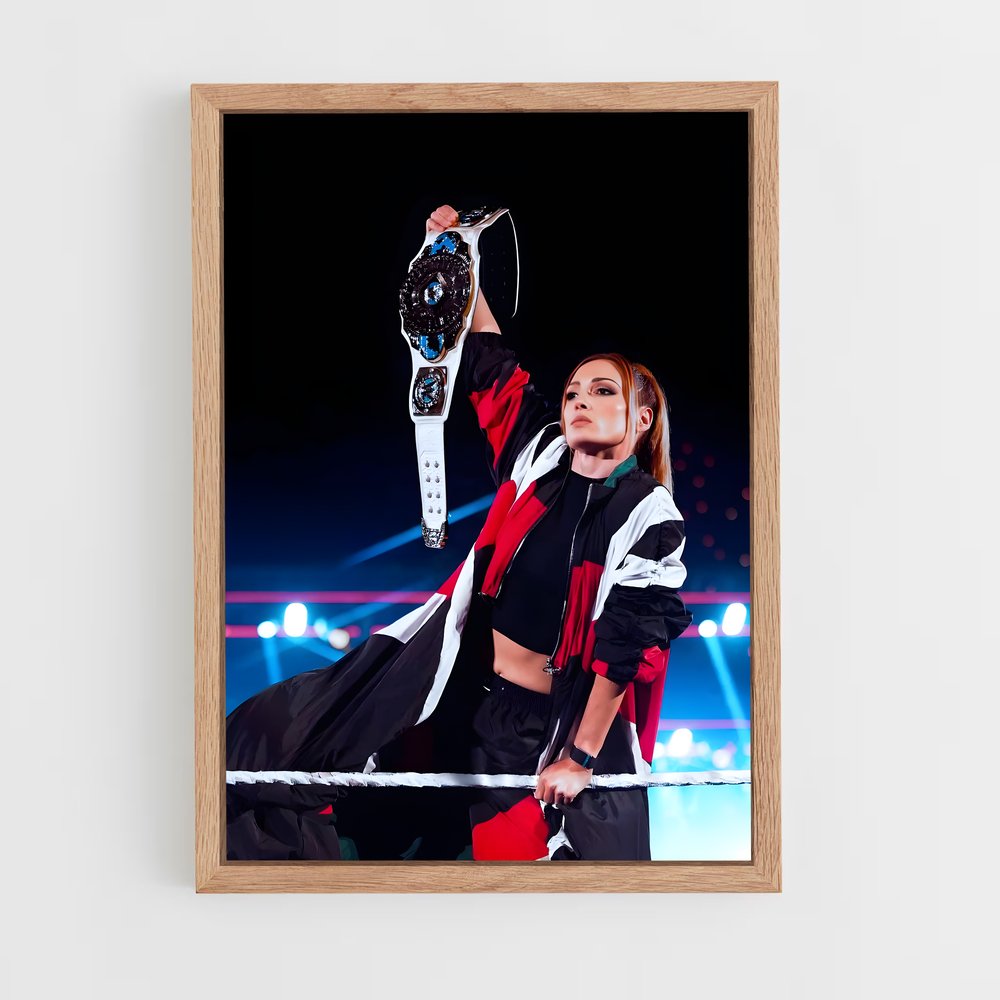 ap-becky lynch-1 cadre Bois clair