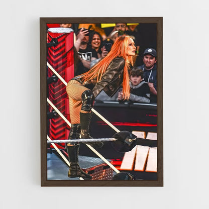 ap-becky lynch-2 cadre Bois foncé