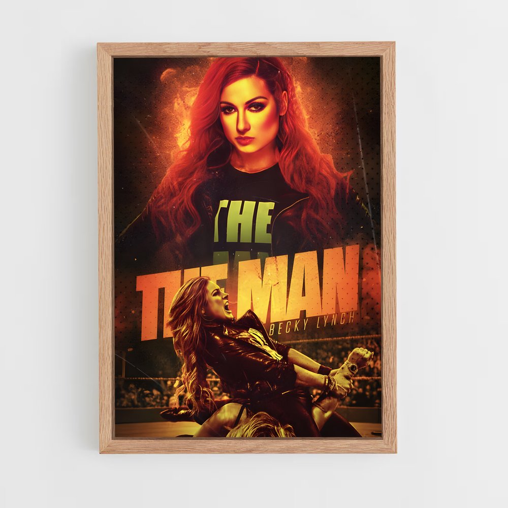 ap-becky lynch-9 cadre Bois clair