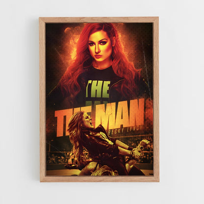 ap-becky lynch-9 cadre Bois clair