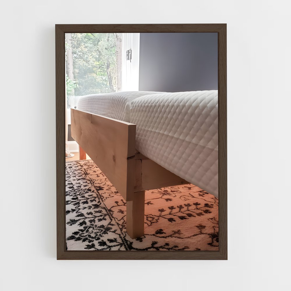 ap-bed-6 cadre Bois foncé