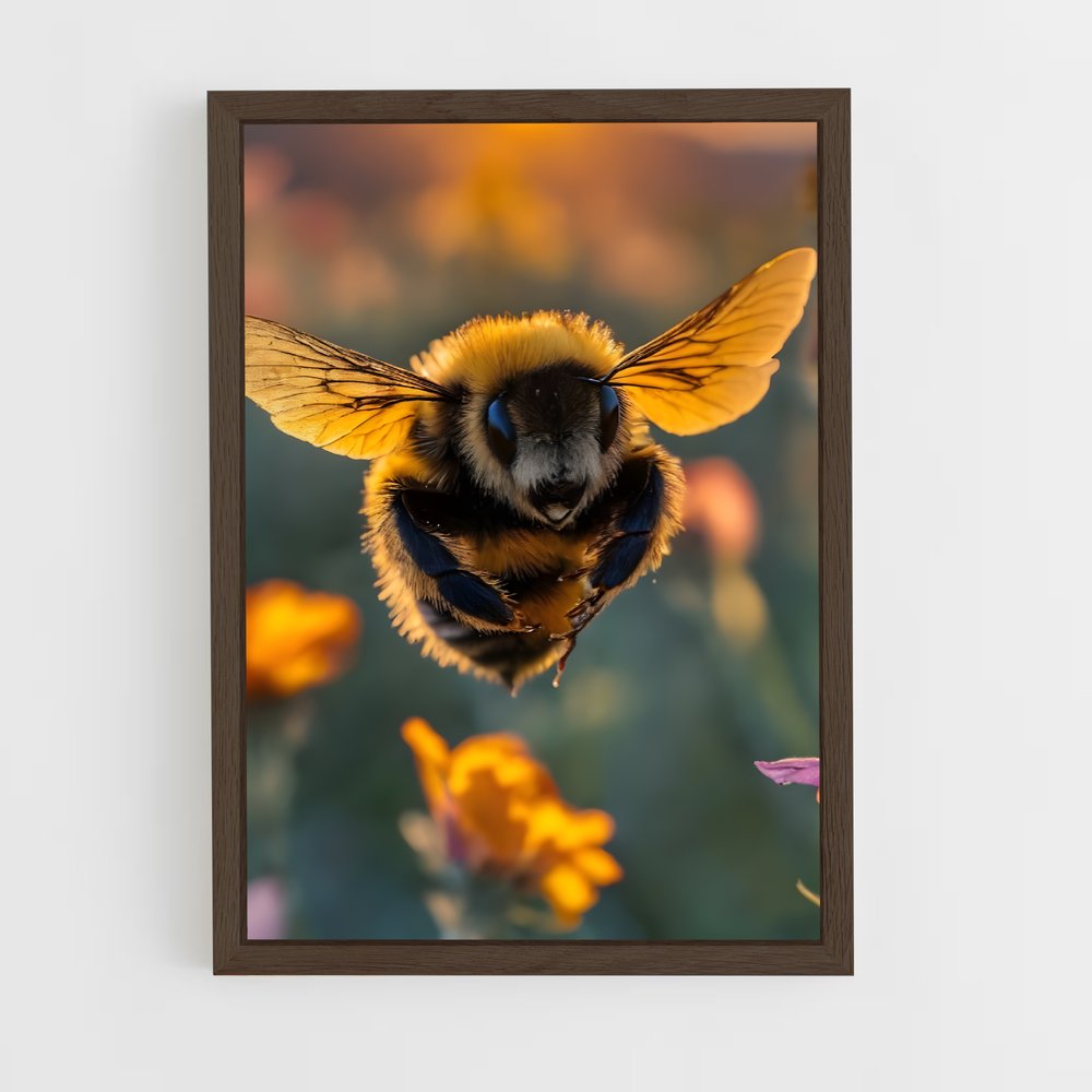 ap-bee-10 cadre Bois foncé