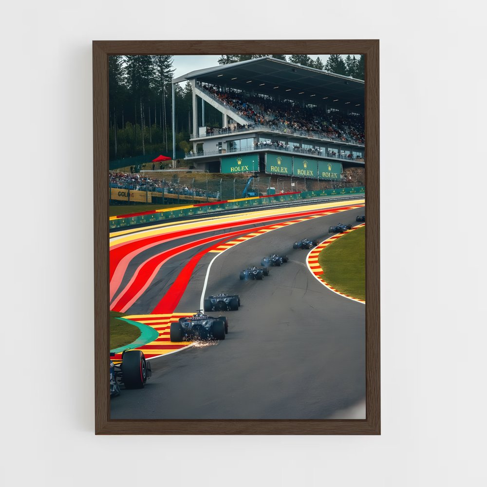 ap-belgian grand prix-3 cadre Bois foncé