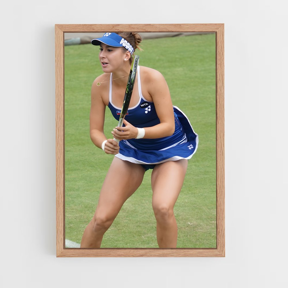 ap-belinda bencic-6 cadre Bois clair
