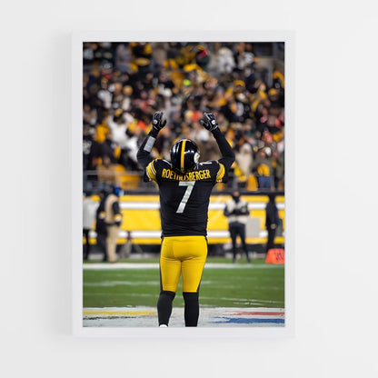 ap-ben roethlisberger-1 cadre Blanc