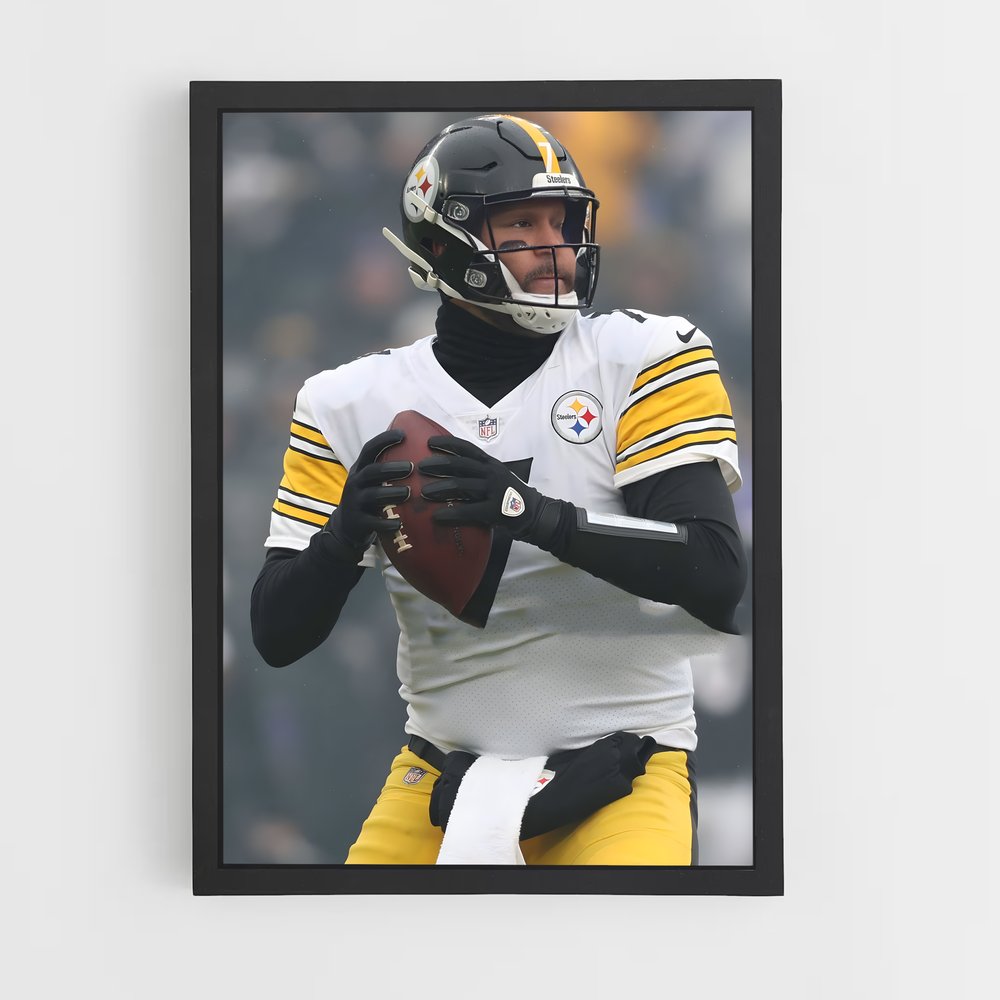 ap-ben roethlisberger-3 cadre Noir
