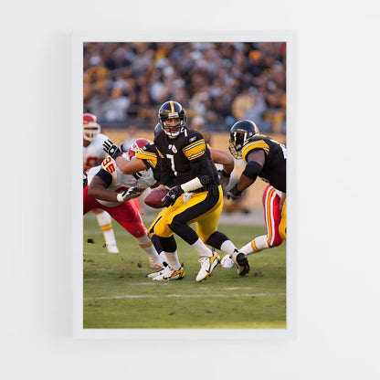 ap-ben roethlisberger-6 cadre Blanc