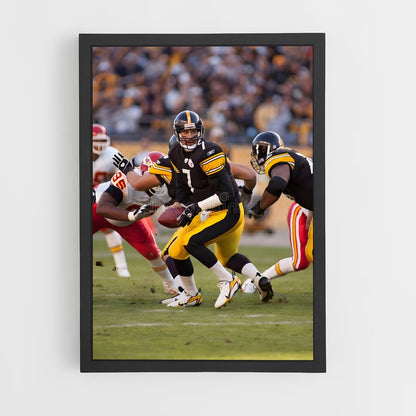 ap-ben roethlisberger-6 cadre Noir