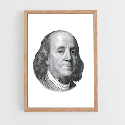 ap-benjamin franklin-1 cadre Bois clair