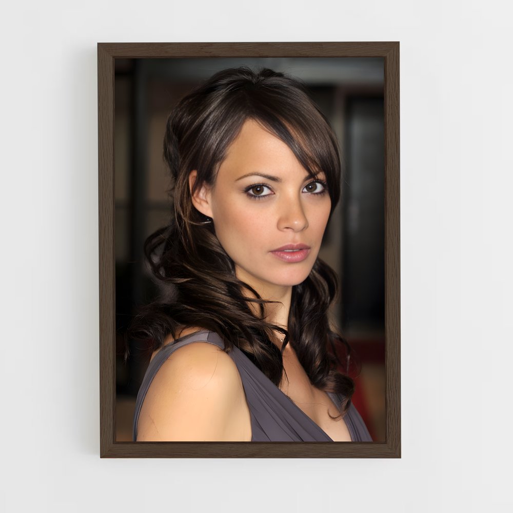 ap-berenice bejo-2 cadre Bois foncé