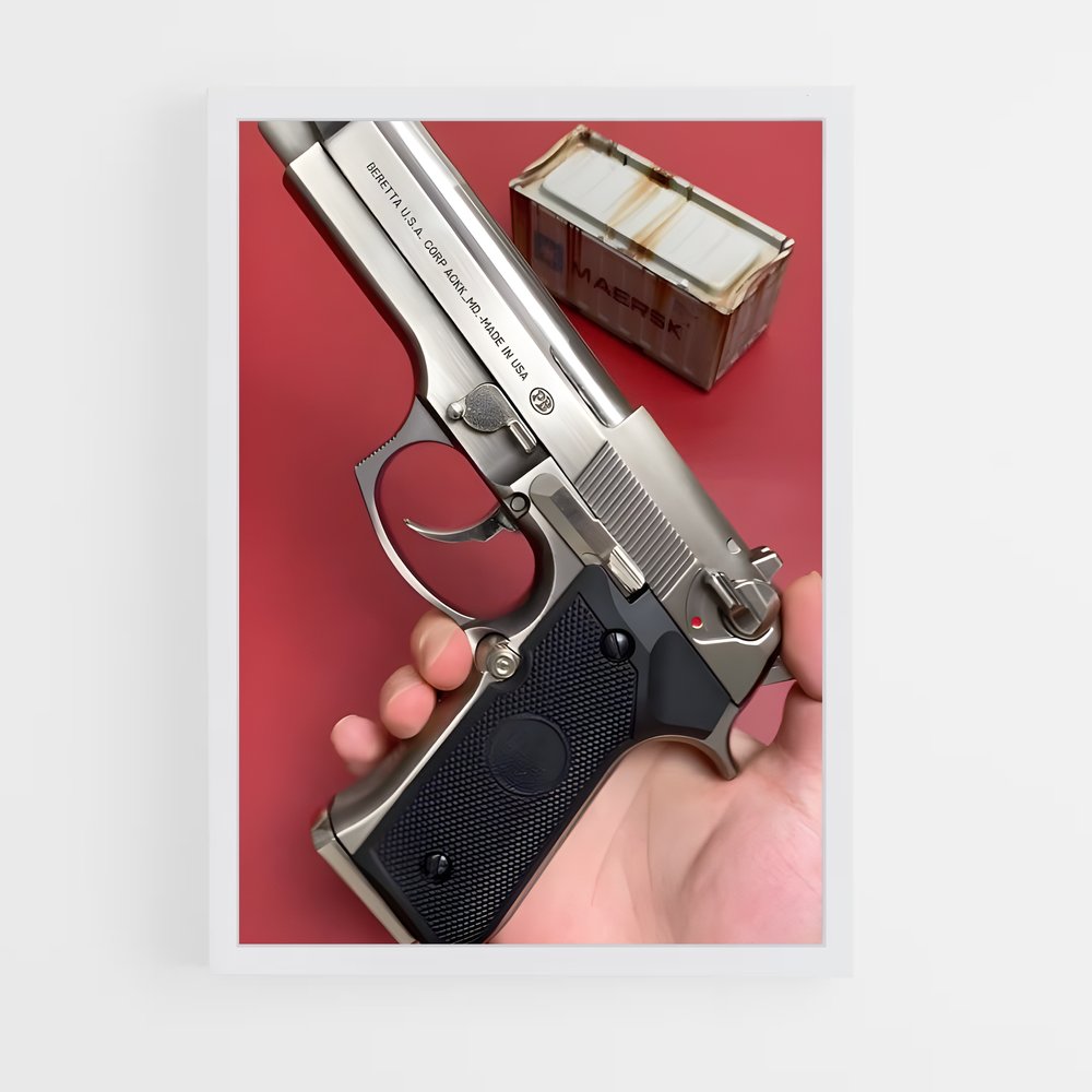 ap-beretta 92-3 cadre Blanc