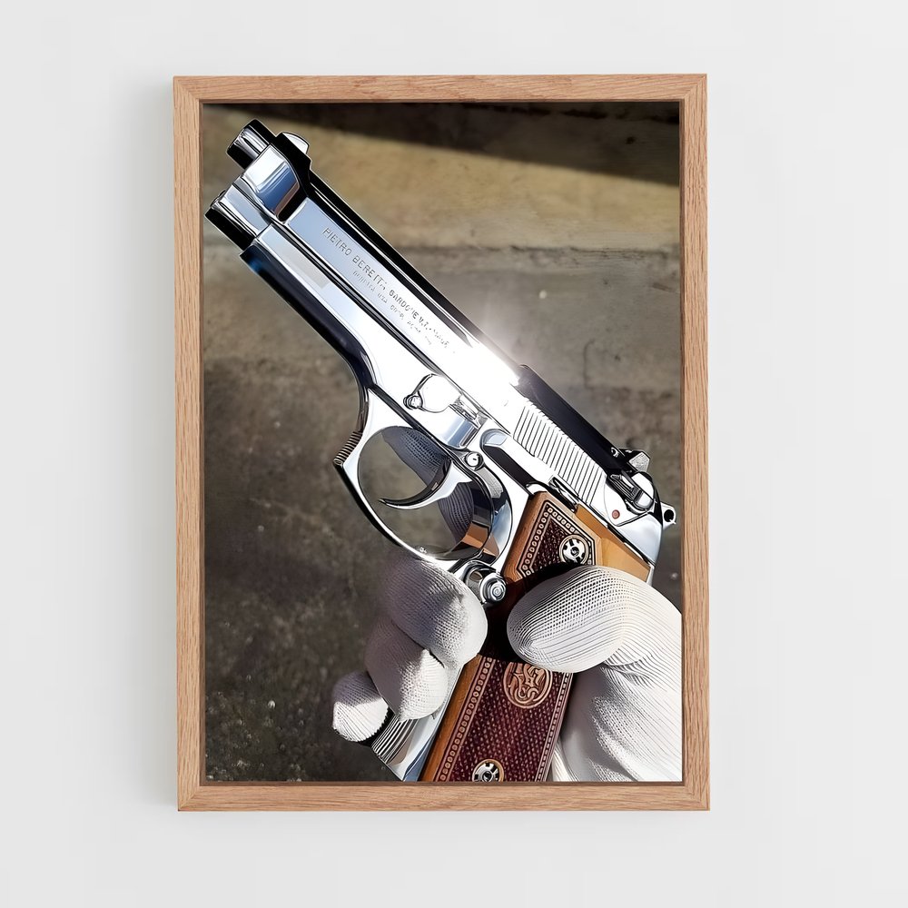 ap-beretta 92-4 cadre Bois clair