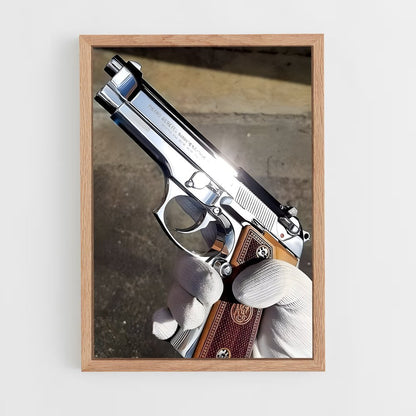 ap-beretta 92-4 cadre Bois clair