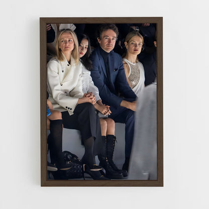 ap-bernard arnault-10 cadre Bois foncé