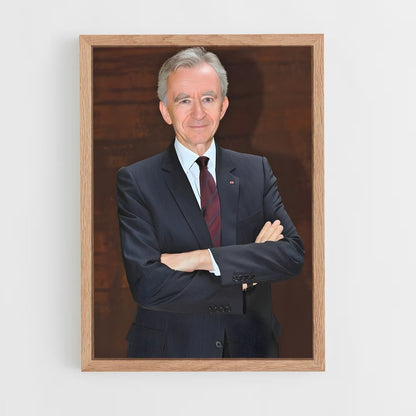 ap-bernard arnault-4 cadre Bois clair