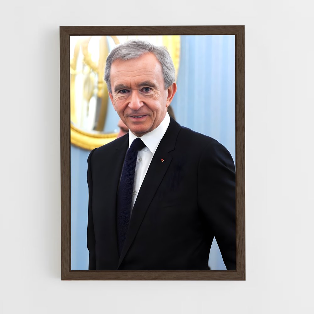 ap-bernard arnault-7 cadre Bois foncé