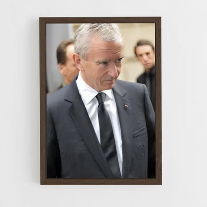 ap-bernard arnault-9 cadre Bois foncé