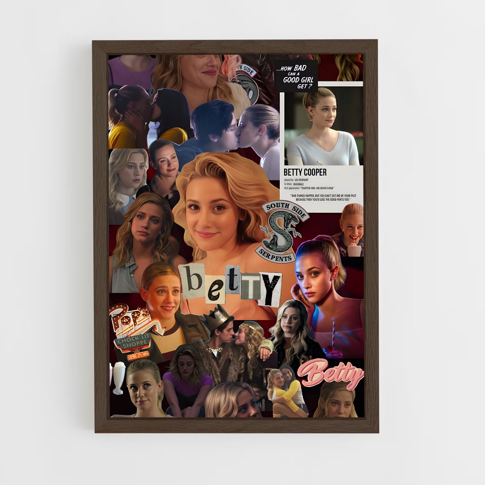ap-betty cooper-3 cadre Bois foncé
