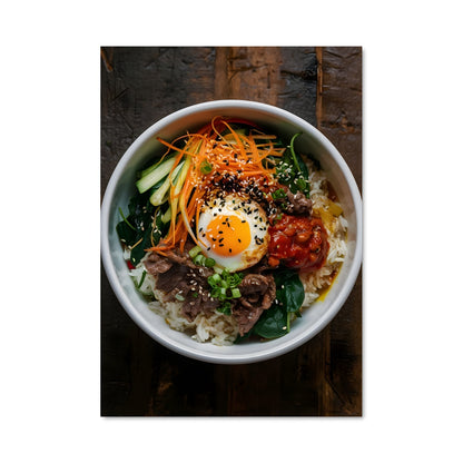 Poster Bibimbap Épicurien