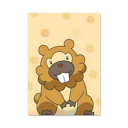 Poster Bidoof le Joyeux