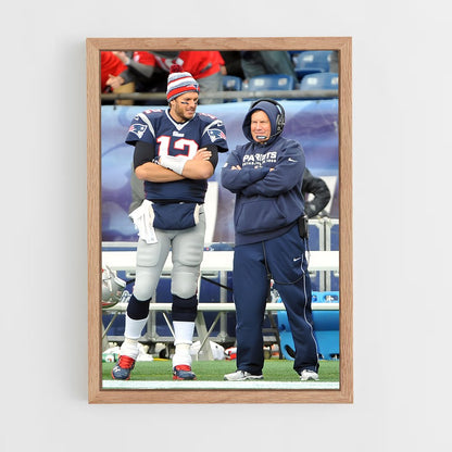 ap-bill belichick-1 cadre Bois clair