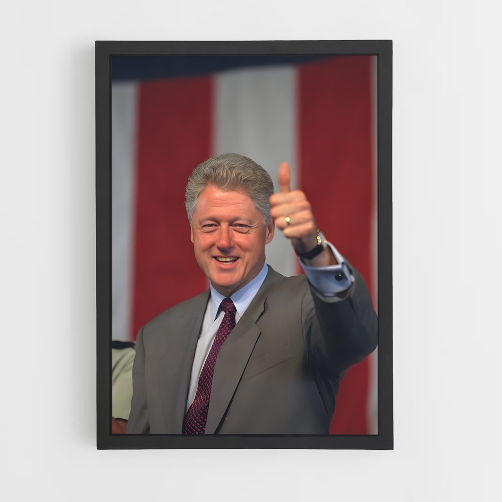 ap-bill clinton-1 cadre Noir