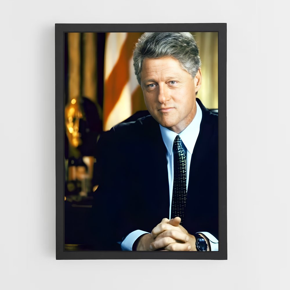 ap-bill clinton-2 cadre Noir