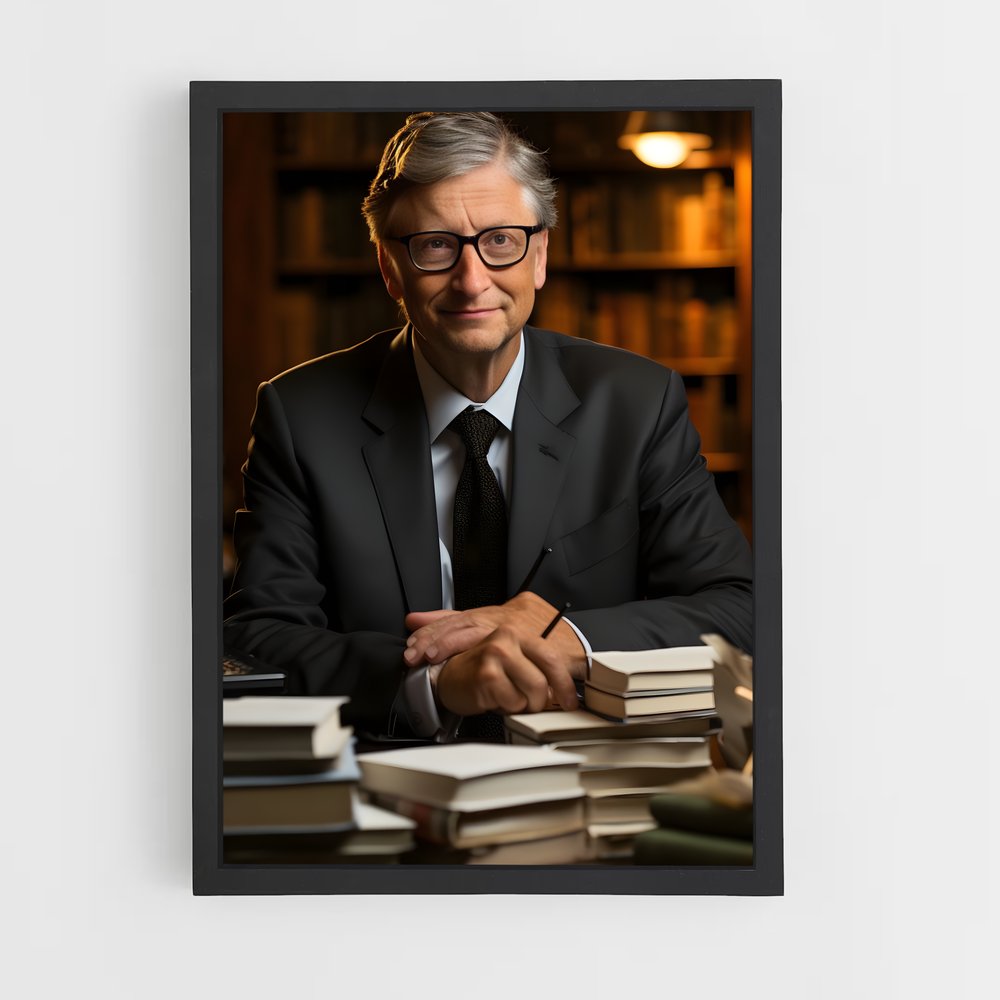 ap-bill gates-1 cadre Noir