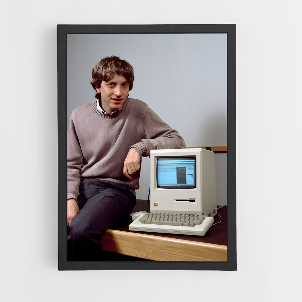 ap-bill gates-3 cadre Noir