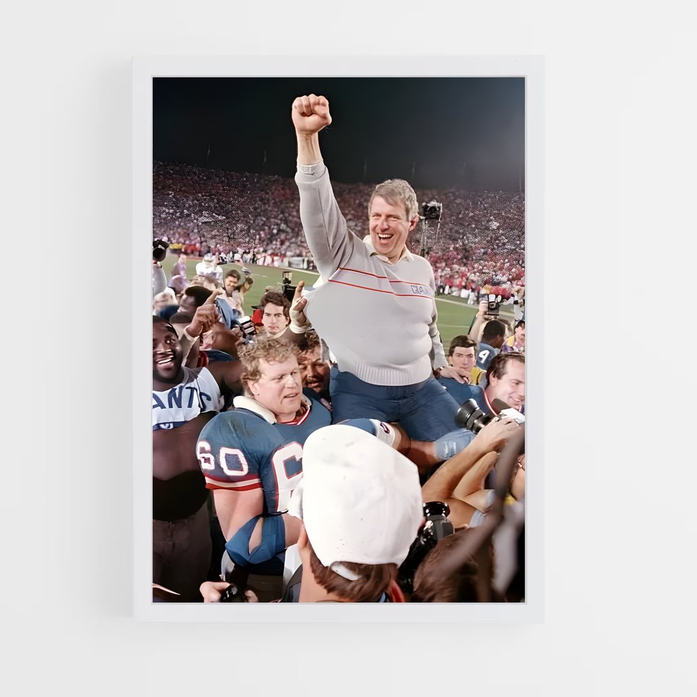 ap-bill parcells-3 cadre Blanc