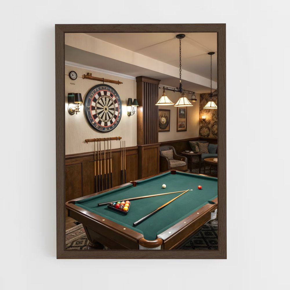 ap-billiard-3 cadre Bois foncé