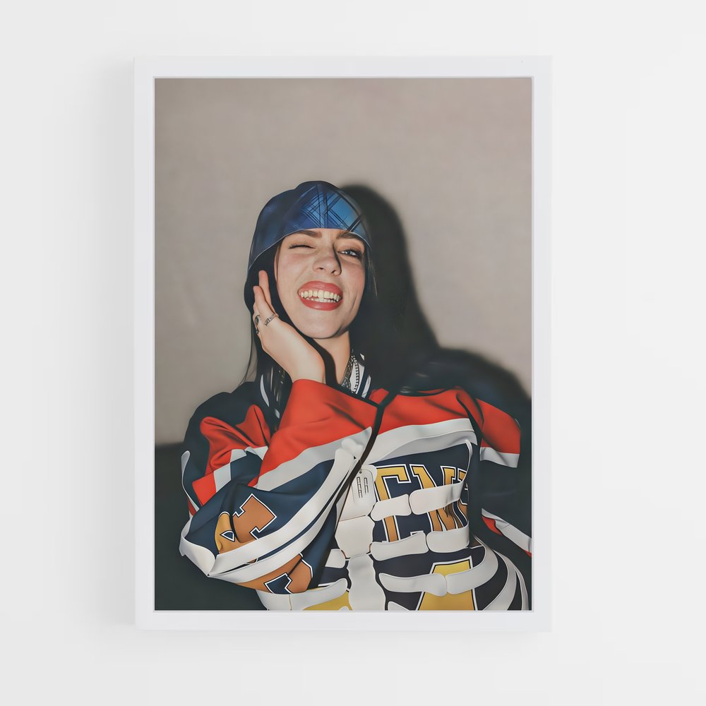 ap-billie eilish-5 cadre Blanc