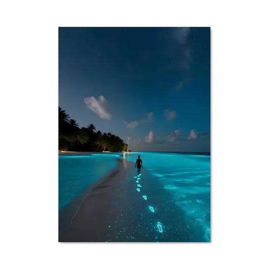 Poster Plages Luminescentes
