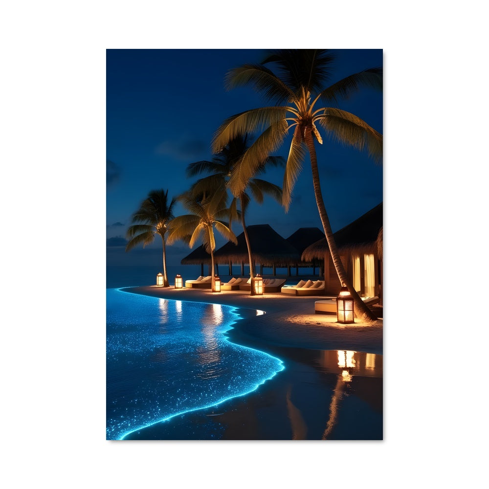 Poster Bioluminescent beaches 88682