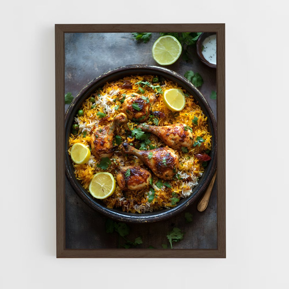 ap-biryani-1 cadre Bois foncé