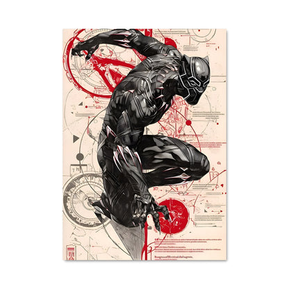 Poster Black panther 40120