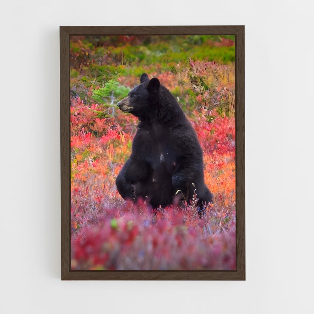 ap-black bear-3 cadre Bois foncé