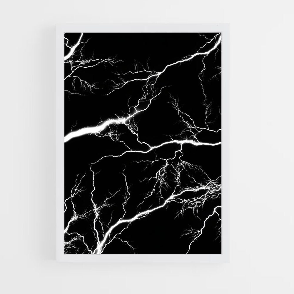 ap-black lightning-3 cadre Blanc