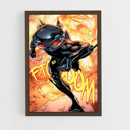 ap-black manta-9 cadre Bois foncé